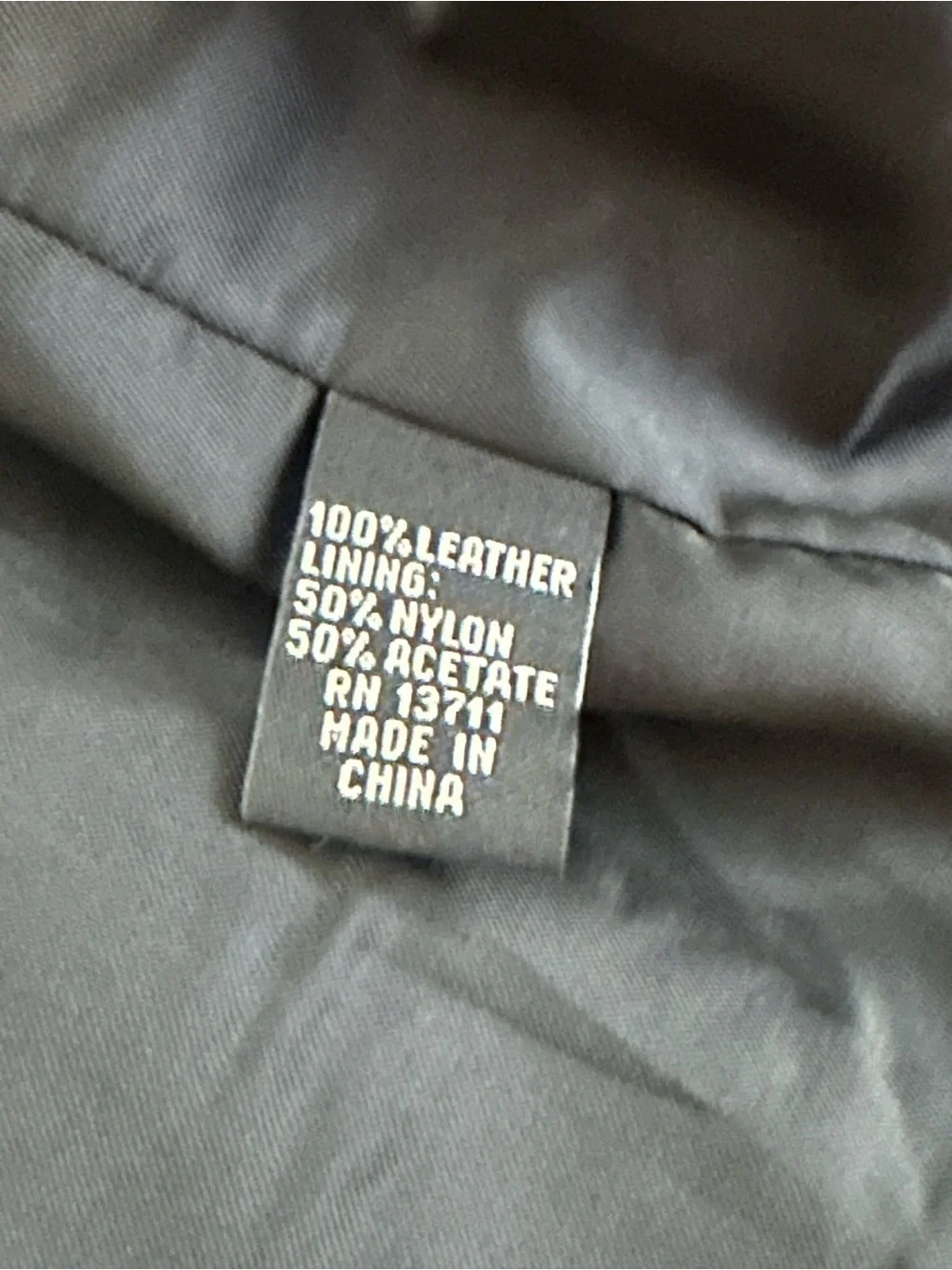 Valerie Stevens Black Leather Zip-Front Jacket